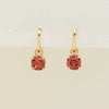 18ct Pink Tourmaline Mini Octavia Cosy Earrings - Earrings - Walker & Hall