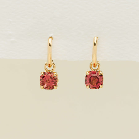 18ct Pink Tourmaline Mini Octavia Cosy Earrings - Earrings - Walker & Hall
