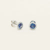 18ct White Gold 1.66ct Sapphire & Diamond Nina Earrings - Earrings - Walker & Hall