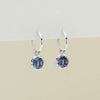18ct White Gold 1.70ct Sapphire Dawn Drop Earrings - Earrings - Walker & Hall