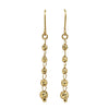 18ct Yellow Gold Faceted Ball Hook Earrings - Earrings - Walker & Hall