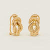 Deja Vu 14ct Yellow Gold Nautical Knot Earrings - Earrings - Walker & Hall