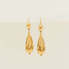 Vintage 18ct Yellow Gold Hollow Victorian Drop Earrings