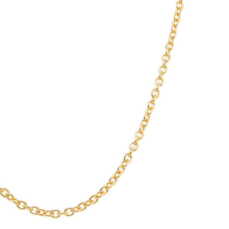 9ct Yellow Gold Cable Chain-Necklace-Walker & Hall