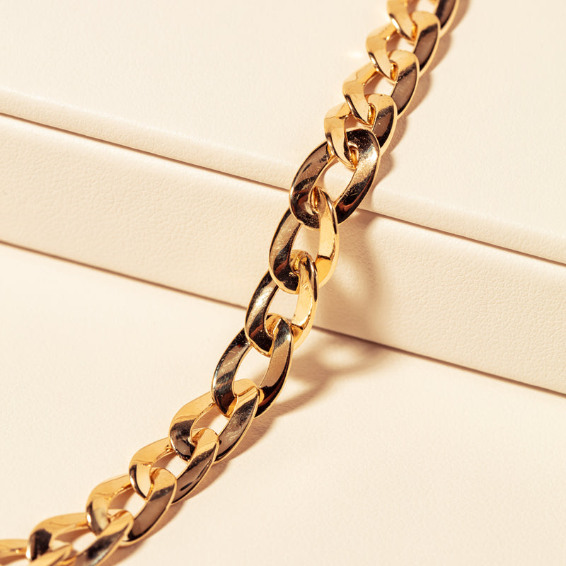 9ct Yellow Gold Infinite Link Necklace-Necklace-Walker & Hall