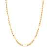 9ct Yellow Gold Figaro Belcher Chain-Necklace-Walker & Hall