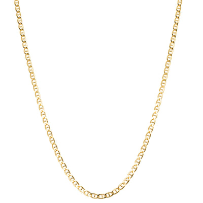 9ct Yellow Gold Anchor Link Chain-Necklace-Walker & Hall