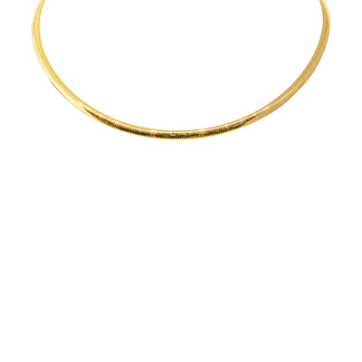 Deja Vu 18ct Yellow & White Gold Omega Necklace-Necklace-Walker & Hall