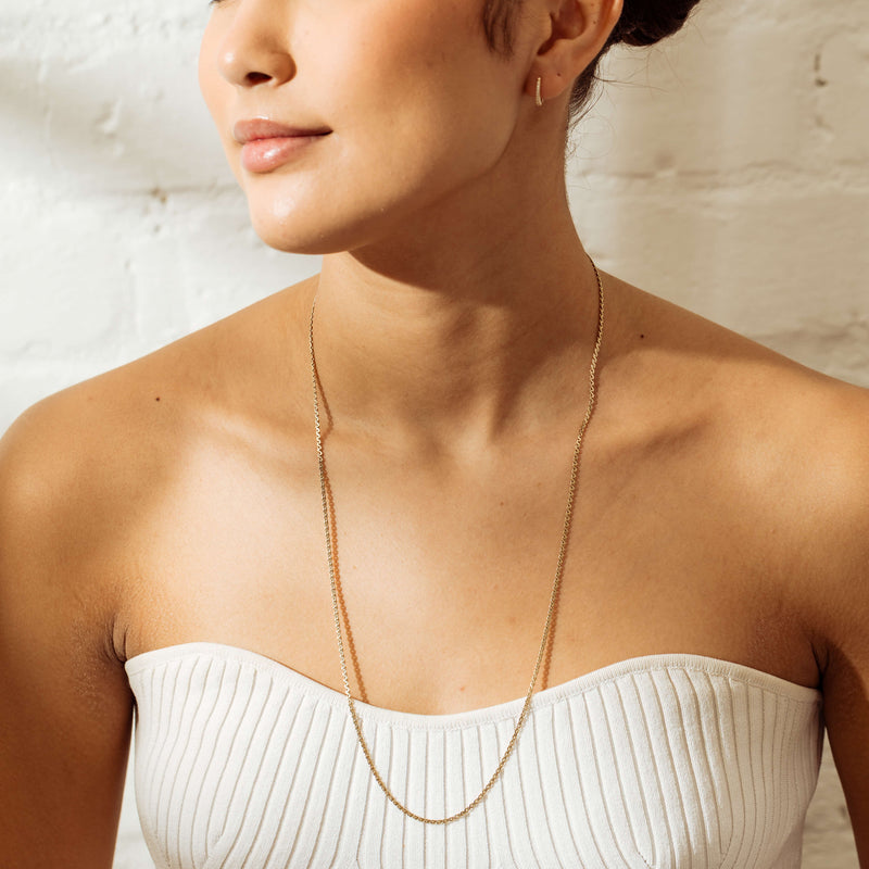 Déjà Vu 14ct Yellow Gold S-Link Necklace-Necklace-Walker & Hall