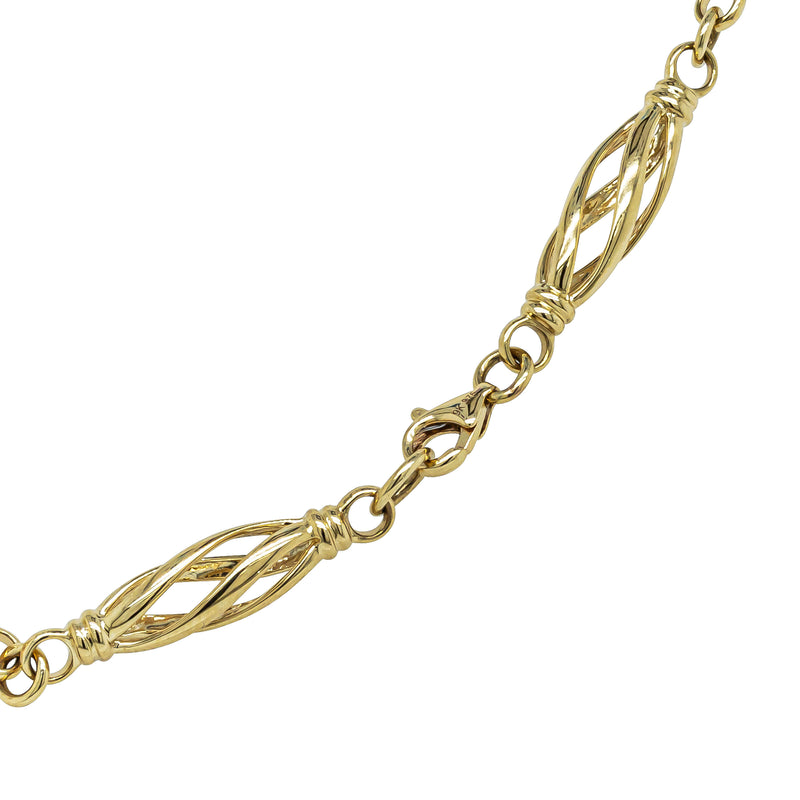 9ct Yellow Gold Helix Chain - Necklace - Walker & Hall