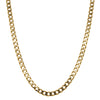 Deja Vu 9ct Yellow Gold Flat Curb Link Chain 51cm - Necklace - Walker & Hall