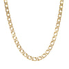 Deja Vu 9ct Yellow Gold Double Curb Link Necklace 50cm - Necklace - Walker & Hall