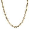 Deja Vu 9ct Yellow Gold Ship Cable Link Necklace 48cm - Necklace - Walker & Hall