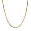 Deja Vu 9ct Yellow Gold Flat Curb Link Necklace 70cm - Necklace - Walker & Hall