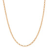 Deja Vu 10ct Rose Gold Cable Link Chain Necklace 55cm - Necklace - Walker & Hall