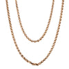 Vintage 9ct Rose Gold Muff Chain Necklace - 150cm - Necklace - Walker & Hall