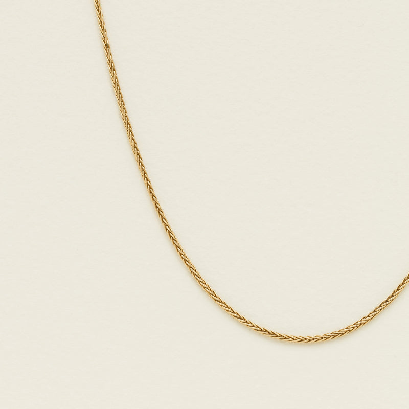 Deja Vu 18ct Yellow Gold Foxtail Link Chain 54cm