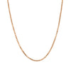 Deja Vu 9ct Rose Gold Box Link Chain Necklace 41cm