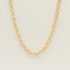 Deja Vu 9ct Yellow Gold Large Belcher Link Necklace