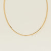 Deja Vu 18ct Yellow Gold 4mm Omega Chain Necklace