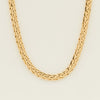 Deja Vu 18ct Yellow Gold Hollow Braided Wheat Necklace