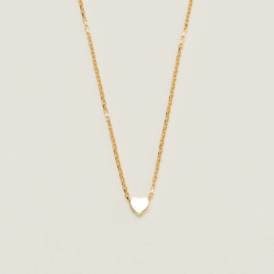 9ct Yellow Gold Noted Letter Necklace (Pendant + Chain) - Necklace - Walker & Hall