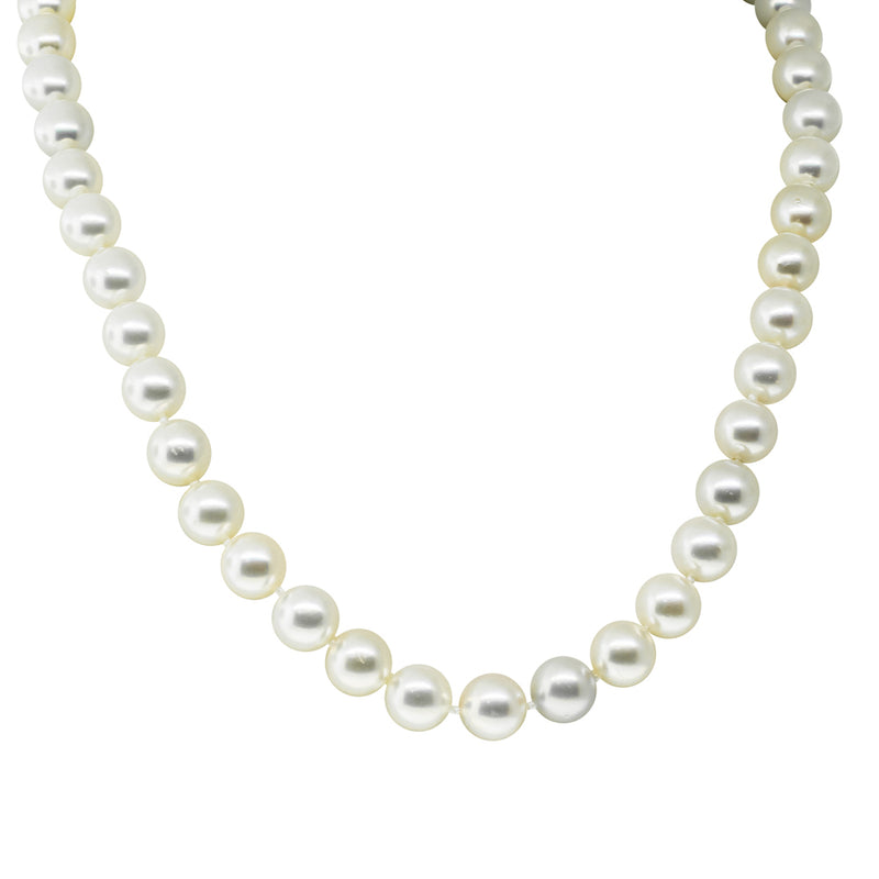 18ct Yellow Gold Akoya Pearl Strand-Necklace-Walker & Hall