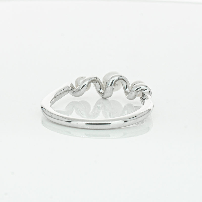 18ct White Gold Akoya Pearl Margaux Ring-Ring-Walker & Hall