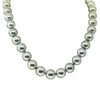 9ct White Gold Tahitian Black Pearl Strand-Necklace-Walker & Hall