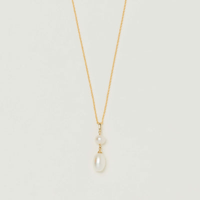 9ct Yellow Gold Freshwater Pearl Rosie Necklace - Necklace - Walker & Hall