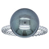 18ct White Gold 12mm Black Pearl Twine Ring - Ring - Walker & Hall