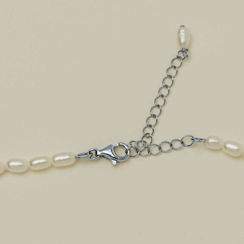 Baby Baroque Pearl Necklace - Sterling Silver - Necklace - Walker & Hall
