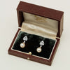 Deja Vu 18ct White Gold Akoya Pearl & Diamond Earrings - Earrings - Walker & Hall
