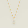 18ct Yellow Gold 7.5mm Akoya Pearl Cosy Pendant