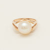 Deja Vu 14ct Rose Gold 10mm Akoya Pearl Ring - Ring - Walker & Hall