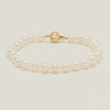 9ct Yellow Gold 6-6.5mm Akoya Pearl Bracelet