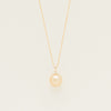 9ct Yellow Gold Golden South Sea Pearl Pendant - Necklace - Walker & Hall