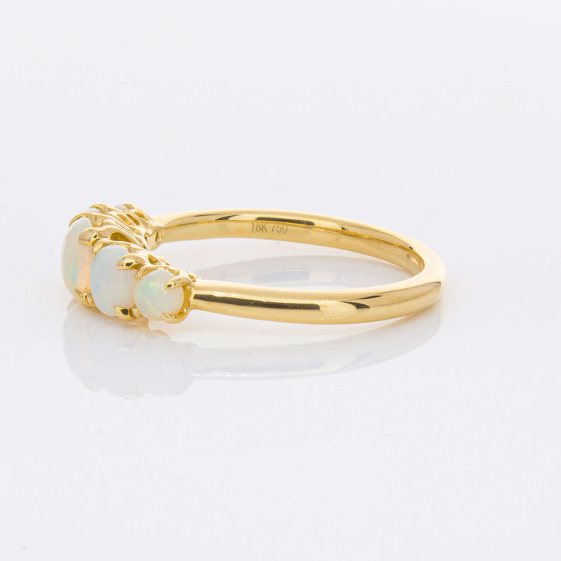 18ct Yellow Gold Five Stone Opal Octavia Ring-Ring-Walker & Hall