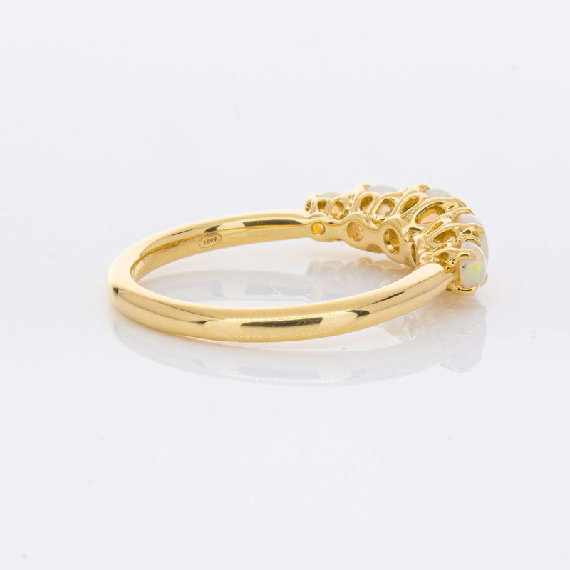 18ct Yellow Gold Five Stone Opal Octavia Ring-Ring-Walker & Hall