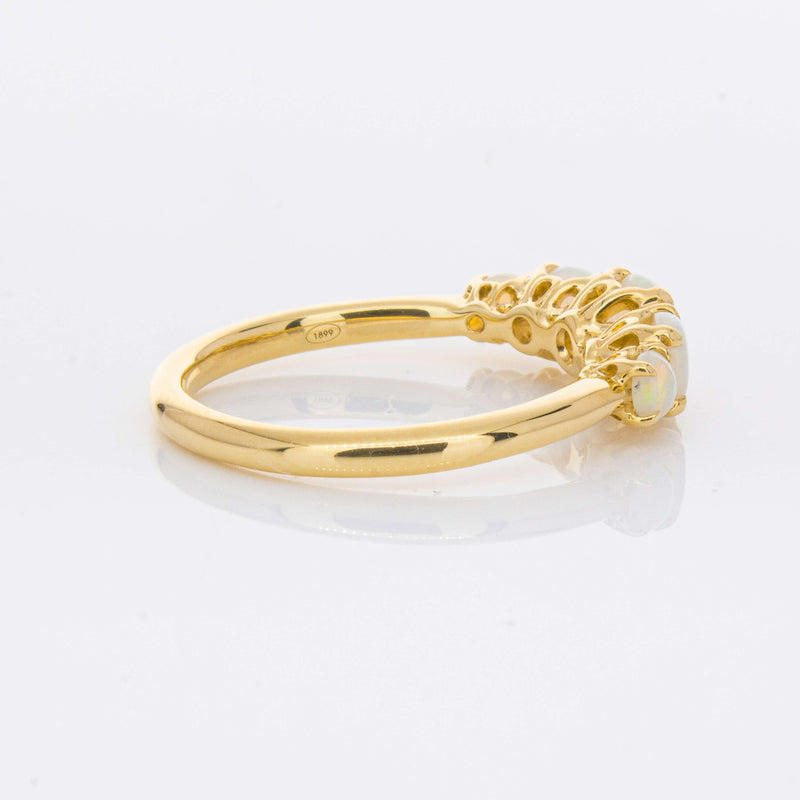 18ct Yellow Gold Five Stone Opal Octavia Ring-Ring-Walker & Hall