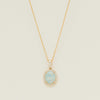 18ct Yellow Gold 1.40ct Opal & Diamond Nina Pendant - Necklace - Walker & Hall