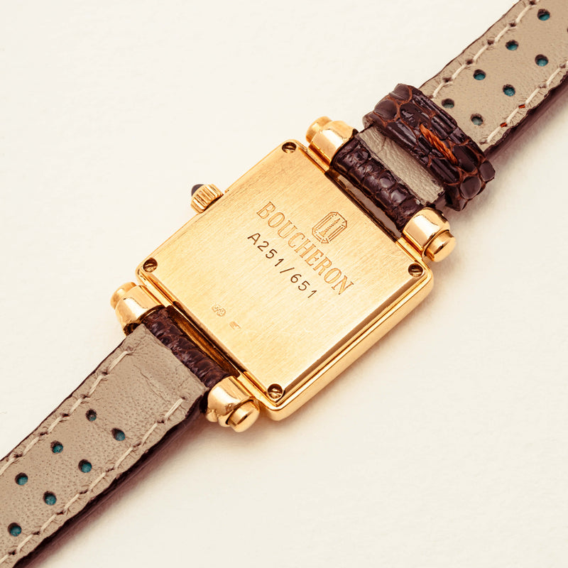 Vintage 18ct Yellow Gold Boucheron Ladies Dress Watch