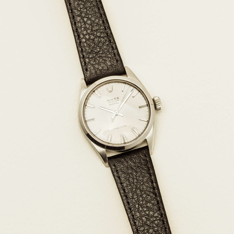 Vintage Stainless Steel Rolex Oyster Precision Royal Watch