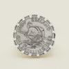 Sterling Silver Warrior Ring With NZ Shilling - Ring - Walker & Hall