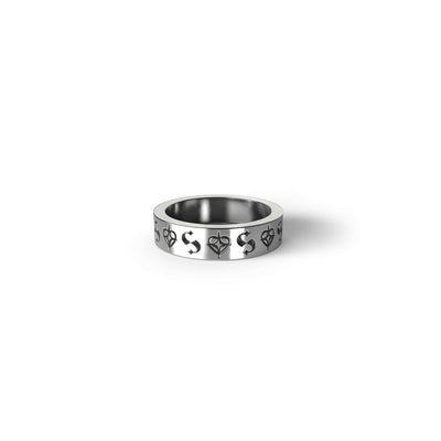 Stolen Girlfriends Club Starstruck Imprint Band - Sterling Silver - Ring - Walker & Hall