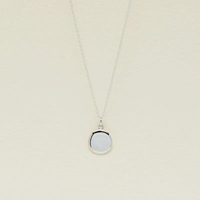 Sterling Silver Pebble Pendant - Necklace - Walker & Hall