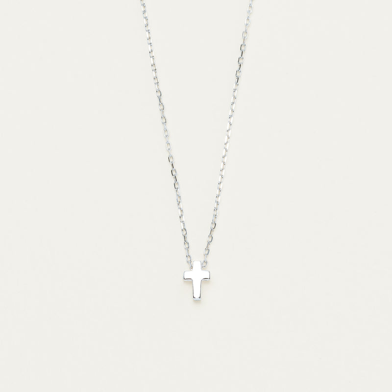 Sterling Silver Noted Cross Charm - Charm - Walker & Hall