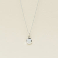 Sterling Silver Mini Pebble Pendant - Necklace - Walker & Hall
