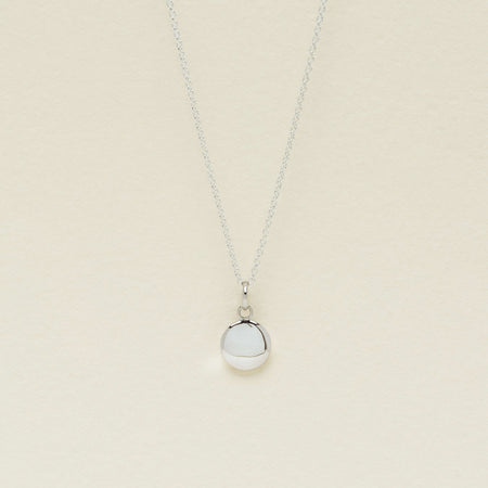 Sterling Silver Mini Pebble Pendant - Necklace - Walker & Hall