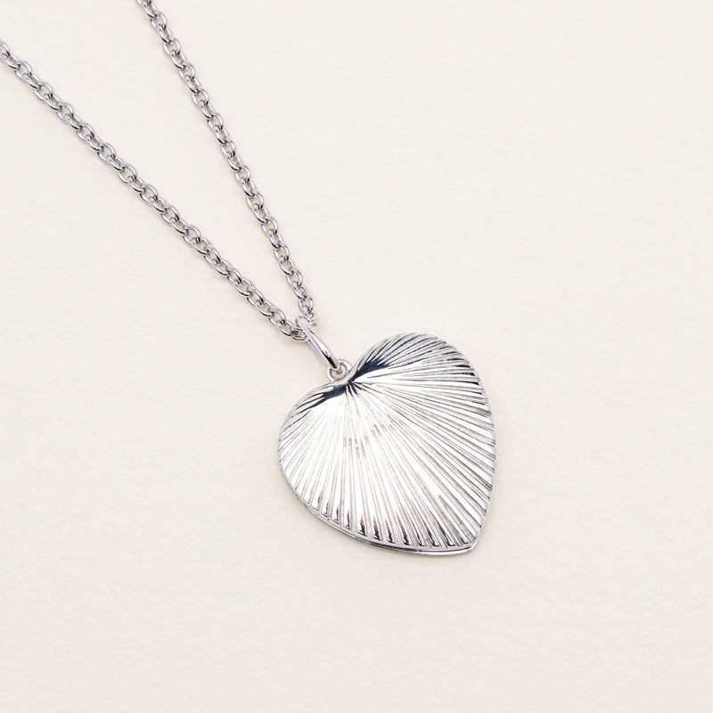 Sterling Silver Guiding Light Heart Locket - Necklace - Walker & Hall